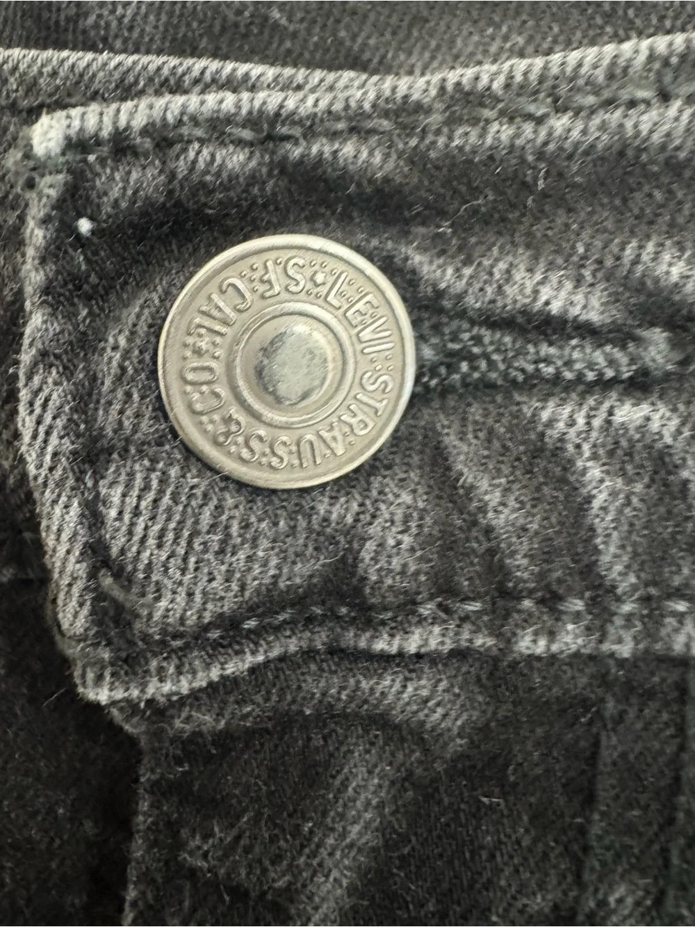 Levi’s 512 Slim Taper Black Stretch Jeans W38 L32